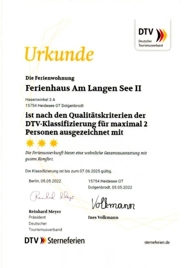 Ferienhaus Am Langen See II Heidesee Exterior foto